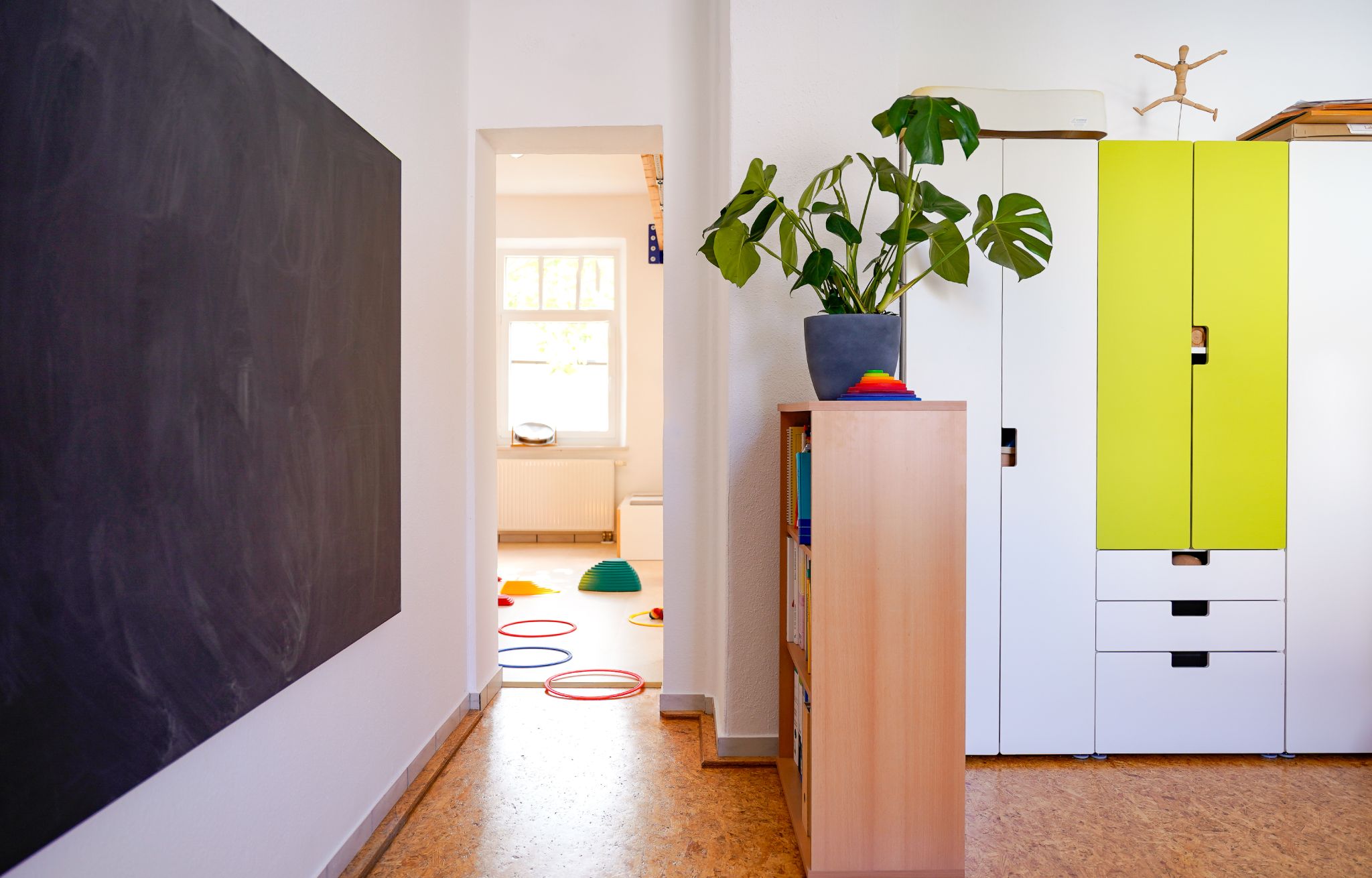 Der Eingang der Praxis